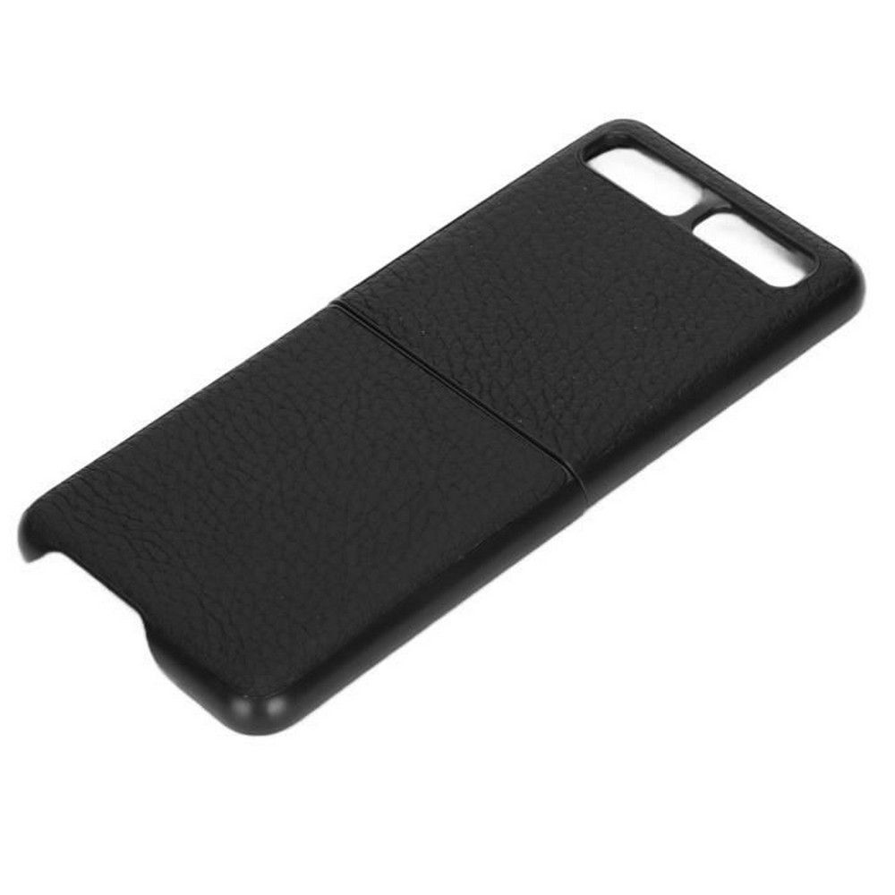 Housse De Protection En Cuir Pour Coque Galaxy Z Flip Anti-Rayures (Noir Type 1)