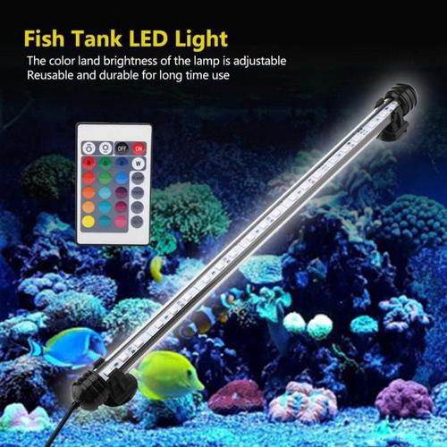 Lampe D'aquarium Résistante À La Chaleur Lampe À Led Épaissie Décor De Lumière D'aquarium 110   240 V (Prise Eu Mf-21u)