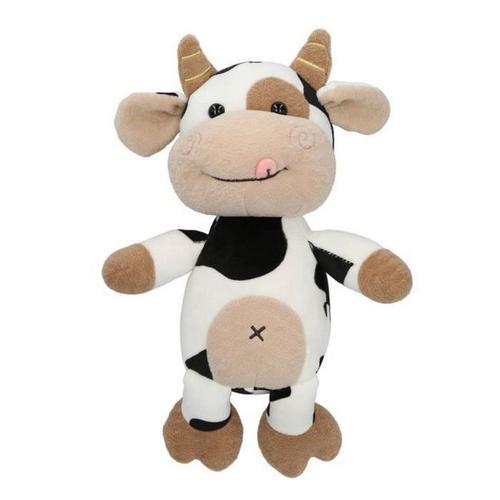 Veau Jouet Vache En Peluche Jouet Animal Mignon Dessin Animé Veau Veau Poupée Jouet Cadeau Pour Les Enfants (50cm)