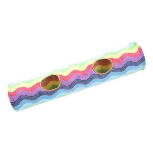 Tube De Jeu Pour Chat Tunnel Pour Chat En Peluche Tunnel Pour Chat Pliable Avec Balle Pour Lapins Chatons Furets Chiot