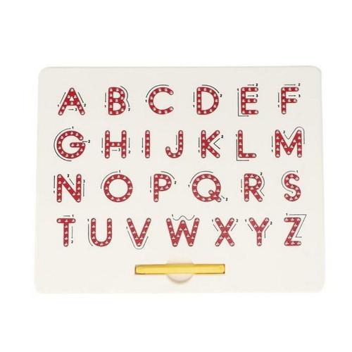 Az Lettres Alphabet Dessin Magnétique Tableau D'écriture Jouets Éducatifs Pour Enfants (Rouge)