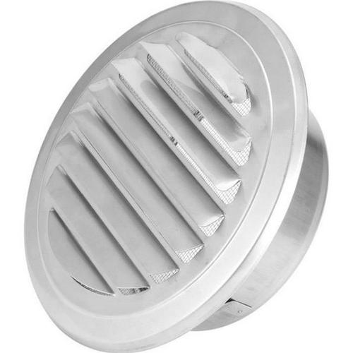 évent rond 125 mm en acier inoxydable 304 Tuyau de ventilation en acier inoxydable Grille plate Conduit Hotte d'aération