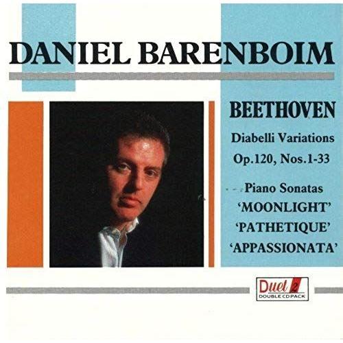 Ludwig Van Beethoven (1770-1827) Sonate Pour Piano N°8 En Ut Mineur Op 13 Pathétique N°14 Ut Dièse Mineur Op 27 N°2 Clair De Lune Mondschein N°23 En Fa Mineur Op 57 Appassionata Daniel Barenboim Piano