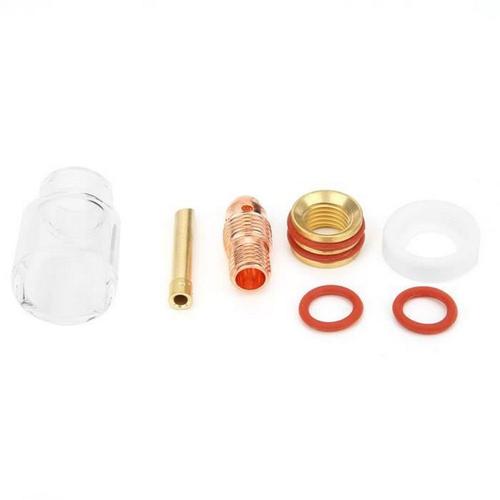 Tig Collet Tig-9/20 Kit de coupe en verre pour pince à gaz pour torche de soudage pour broche en tungstène 1/16