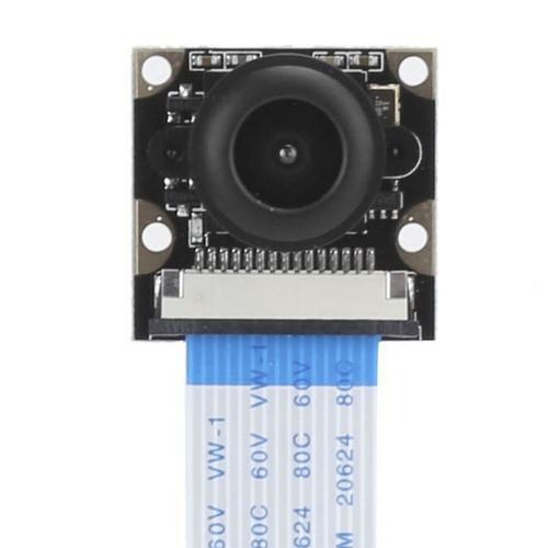 130 ° Fisheye Fish Eye Caméra Réglable Focale Fish Eye Caméra Module Pour Raspberry Pi 4B/3B +/3B/2B Caméra Module