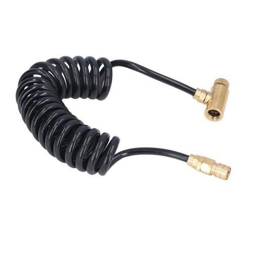 Adaptateur de tuyau de cartouche de gaz Extension de tuyau de bobine Airsoft en laiton pour cartouche de bouteille de gaz verte 1500Psi