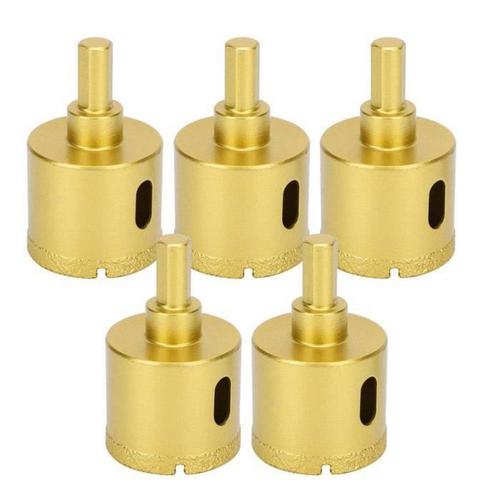 Diamant Trou Bit 5 Pcs Diamant Trou Foret Outils De Forage Pour Granit Céramique Béton Marbre 40 Mm