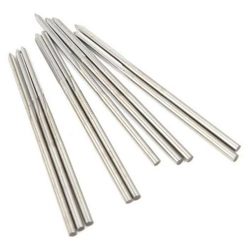 Hss Reamer 10Pcs Hss Machine Alésoir Haute Dureté Mandrin Alésoir Tige Ronde Fraise Outil