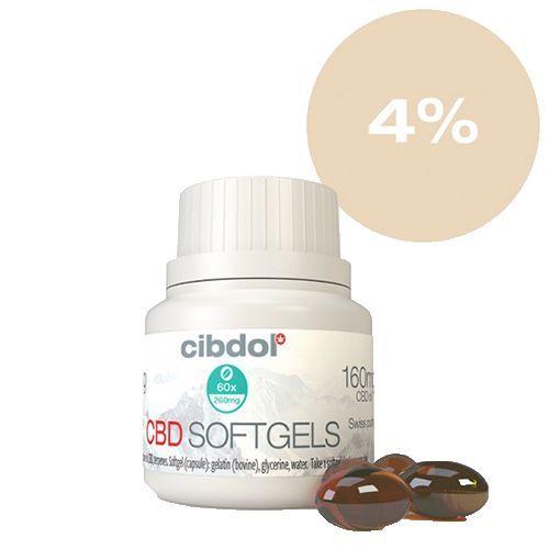 Gélules Souples Au Cbd 4% - Cibdol 