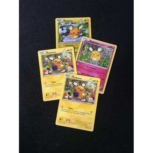 (2183) 4x Dedenne Pokemon