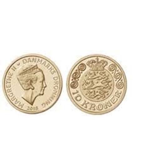 Pièce 10 Kroner Margrethe Ii Danmarks Dronning 2015