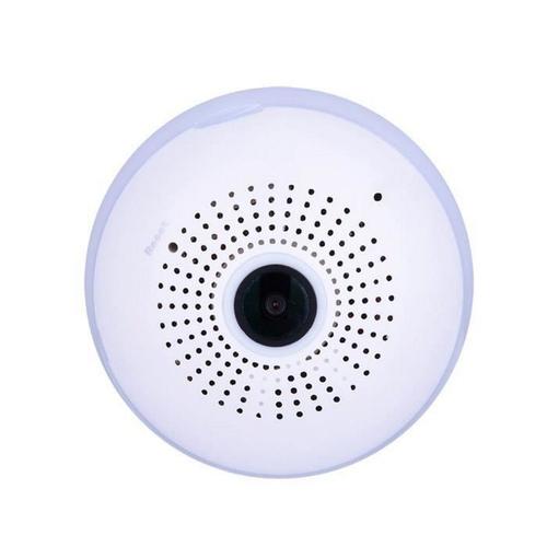 Caméra Ip 360° 1080P Réseau Ip Sécurité Surveillance Caméra Panoramique Vision Nocturne Wifi Webcam Port E27