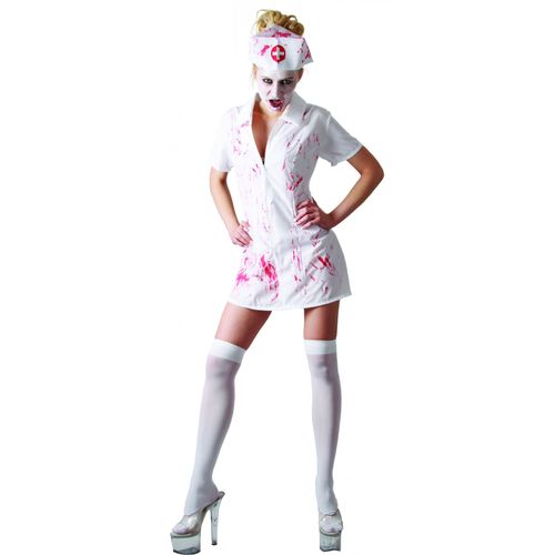 Déguisement Infirmière Psychopathe Halloween - Taille: M / L