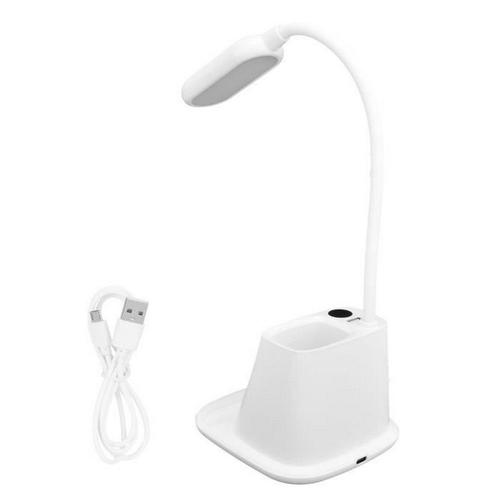 Lampe Usb Pliable Affichage Numérique Lampe De Bureau Usb Charge Lumière Pour Salon Chambre