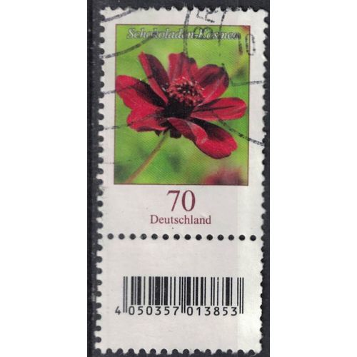 Allemagne 2015 Oblitéré Used Plante Fleur Schokoladen Kosmee Atrosanguineus Cosmos Chocolat Su