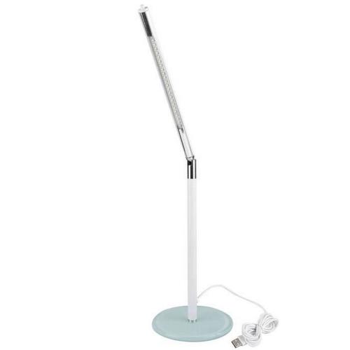 Lampe De Table Lampe De Table Led Simple Eye Protect Lampe De Bureau Réglable Pour Chambre (Blanc)