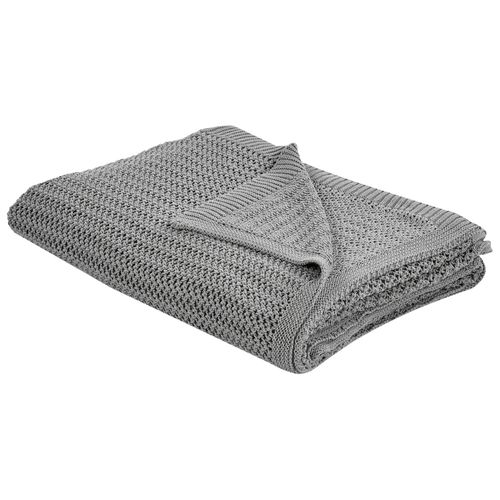 Couvre-Lits Ilen Coton 150 X 200 Cm Gris