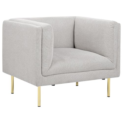 Fauteuil Moen Tissu Gris Clair