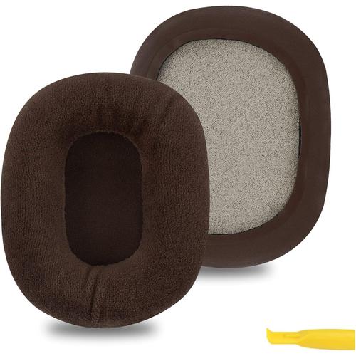 Earpads for Turtle Beach Stealth 400 450 500X 520 600 700 800 Headphones Replacement Ear Pad/Ear Cushion/Ear Cups/Ear Cover/Earpads Repair Parts (Brown Velvet)