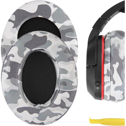 QuickFit Coussinets de Rechange en Cuir protéiné pour Casque Turtle Beach Stealth 400 500 X 700 X 420 X Ear Force XO Seven XP500 PX5 PX4 X42 (Camouflage)