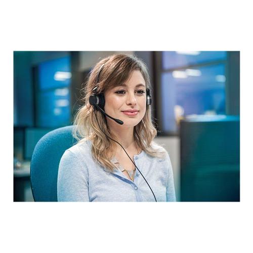 Jabra BIZ 2300 QD Duo - Micro-casque - sur-oreille - filaire