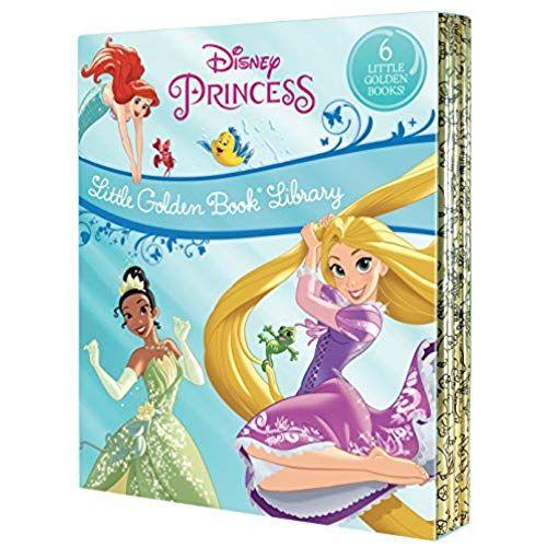 Disney Princess Little Golden Book Library -- 6 Little Golden Books