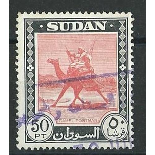 Soudan Timbre Oblitéré Facteur Sur Dromadaire 1951 N° 112