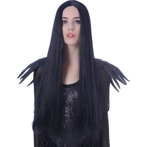 Perruque Très Longue Noire Femme - 75cm