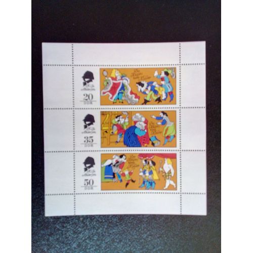 Timbre Allemagne / Rda Yt 1776 A 1778 Série: Les Contes De Fées: Les Habits Neufs De L'empereur 1975 ( 041012 )