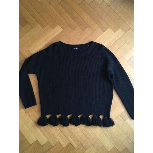 Pull Kookaï Noir Taille 2 Avec Pompons