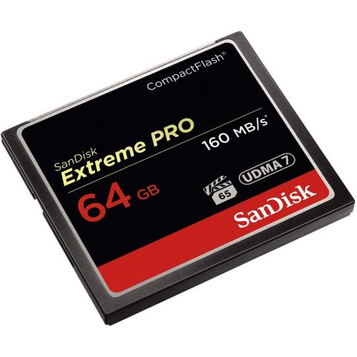 Carte memoire Sandisk Extreme Pro CompactFlash CF 160 mb/s haute vitesse 64 go