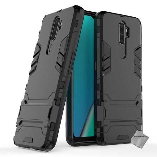 Housse Etui Coque Rigide Anti Choc Pour Oppo A9 (2020) + Film Ecran - Noir