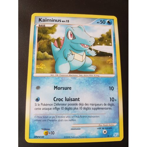 Carte Pokemon Kaiminus 08/12 - Manaphy Bleu 2008
