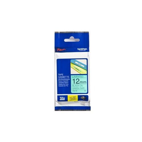 Brother TZe-731 - Noir sur vert - Rouleau (1,2 cm x 8 m) 1 rouleau(x) ruban laminé - pour Brother PT-D210, D600, H110, P750, P-Touch PT-1005, D450, D800, H110, P300, P900, P950