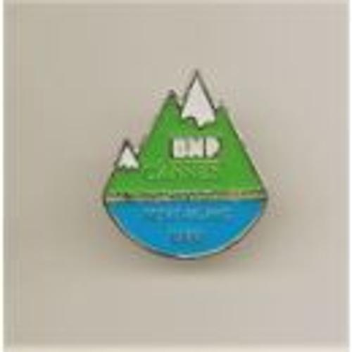 Pins Banque Bnp Cannes 1993 Mont Blanc / Base Argentee