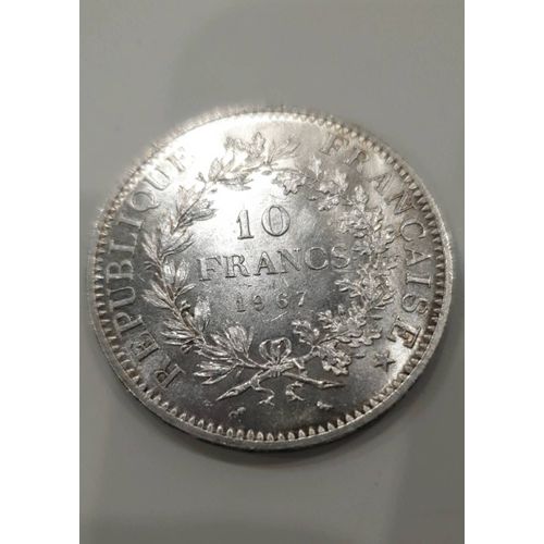 Pièce De 10 Francs En Argent - 1967 - Hercule