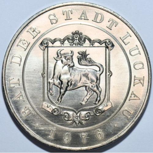 Médaille - Allemagne - 1976 - Rat Des Stadt Luckau - Argent - 16g - U105