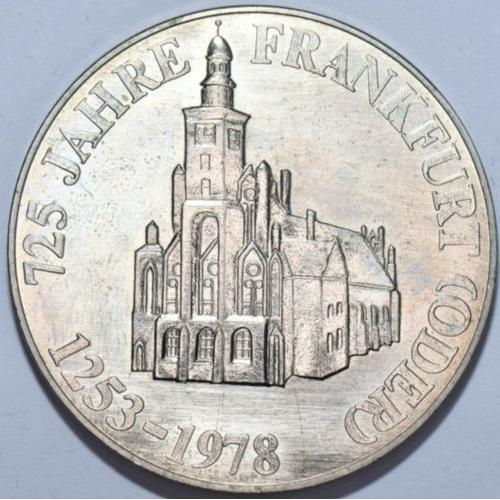 Médaille - Allemagne Ddr - 1978 - Frankfurt/Oder Rat Der Stadt - U110