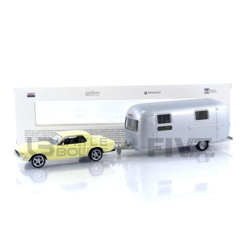 Norev 1/43 270581 Ford Mustang With Trailer Airstream - 1968 Diecast Modelcar-Norev