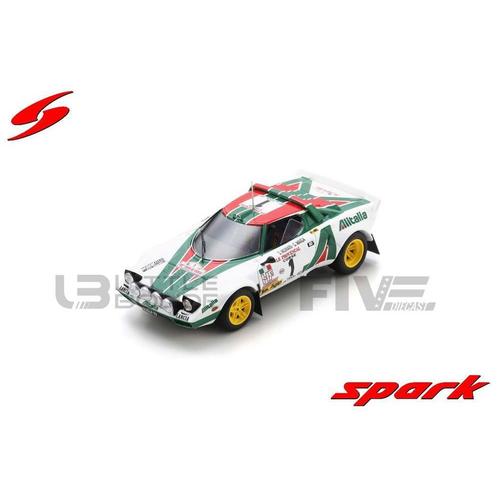 Spark 1/43 S9089 Lancia Stratos Hf - Winner Tour De Corse 1976 Diecast Modelcar-Spark