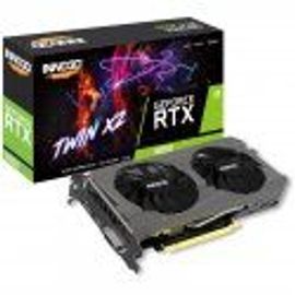 Inno3D GeForce RTX 3050 TWIN X2 - Carte graphique - GF RTX 3050 - 8 Go GDDR6 - PCIe 4.0 - DisplayPort, HDMI, DVI - boîte