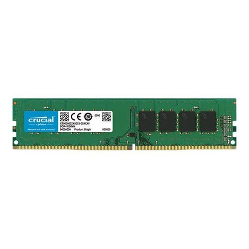 Crucial - DDR4 - module - 32 Go - DIMM 288 broches - 3200 MHz / PC4-25600 - CL22 - 1.2 V - mémoire sans tampon - non ECC