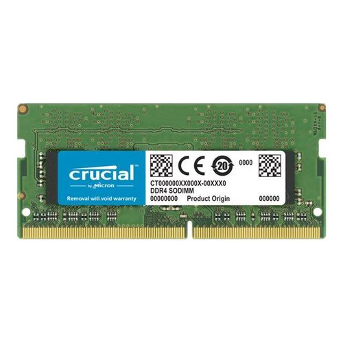 Crucial - DDR4 - 32 Go - SO DIMM 260 broches - 2666 MHz / PC4-21300 - CL19 - 1.2 V - mémoire sans tampon - non ECC