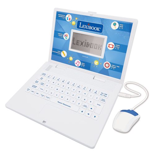 Lexibook - Bilingual Educational Laptop ? 124 Activities (De/En) (Jc5