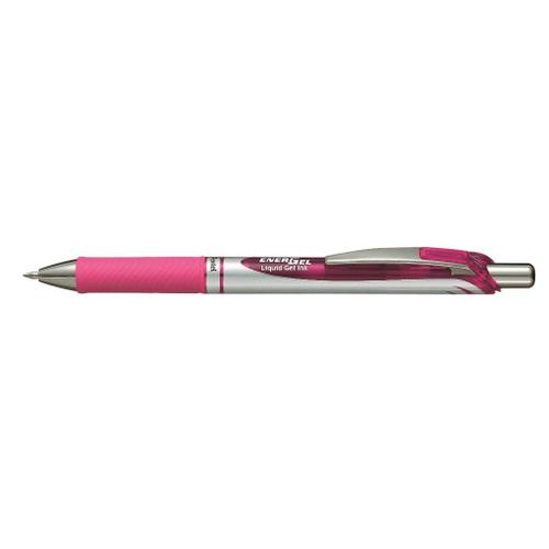 Stylo Energel - Pointe Moyenne - 0.7mm - Rose - Pentel