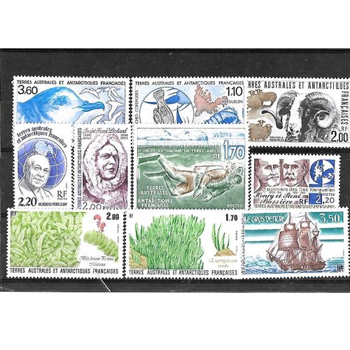 Taaf Lot De 11 Timbres Neufs