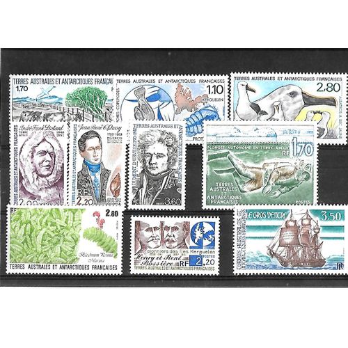 Taaf Lot De 10 Timbres Neufs