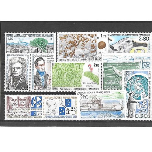 Taaf Lot De 11 Timbres Neufs