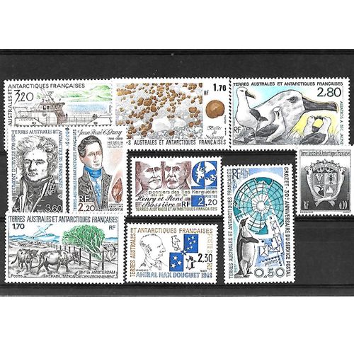 Taaf Lot De 10 Timbres Neufs