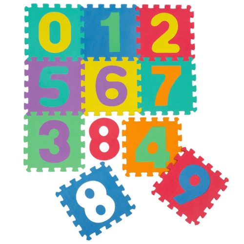 Littletom Tapis De Jeu Doux Pour Bébé Dalles Puzzle En Mousse Enfants Chiffres